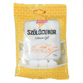 Microse Energy szőlőcukorka - citrom ízű 75g