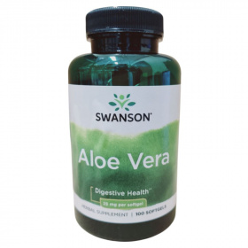 Swanson Aloe Vera 25mg gélkapszula 100db
