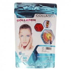 Collango Collagen Peptan kollagén por - eper 330g