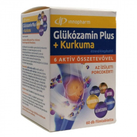 Innopharm Glükozamin Plus + kurkuma filmtabletta 60db