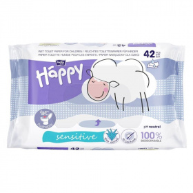 Bella Baby Happy nedves toalett papír - sensiitive 42db