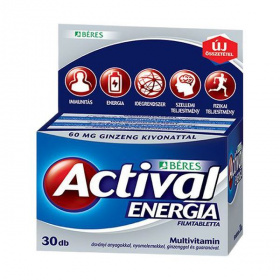 Béres Actival Energia Ginzeng Guarana filmtabletta 30db