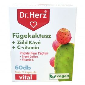 Dr. Herz Fügekaktusz+Zöld kávé+C-vitamin kapszula 60db