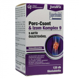 JutaVit Porc-Csont-Izom Komplex 9 filmtabletta 120db