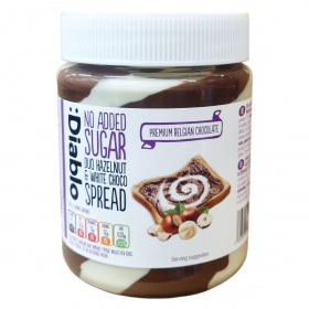 Diablo Duo mogyorós és fehér csokoládés krém édesítőszerrel 350g