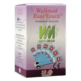 Wellmed Easy Touch koleszterinszint mérő tesztcsík 10db