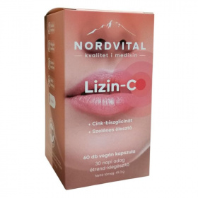 Nordvital Lizin-C vegán kapszula 60db