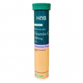 Holland & Barrett C+Cink pezsgőtabletta (feketeribizli) 20db