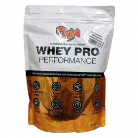 MHN Whey Pro Performance tejsavó fehérje - eper, fehércsoki 1000g