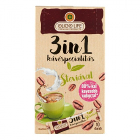 Oligolife 3in1 kávéspecialitás édesítőszerrel (10x10g) 10db