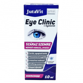 JutaVit Eye Clinic+Hyaluron szemcsepp száraz szemre 10ml