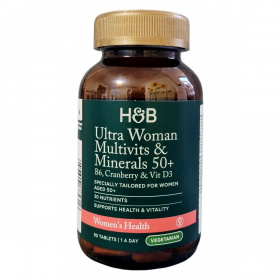 H&B Ultra Woman Multivitamin Mineral 50+ tabletta 90db