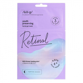 Kili-g Éjszakai arcgélmaszk retinollal (3x7ml) 3db