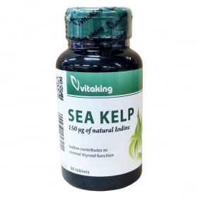 Vitaking Sea Kelp-tengeri alga (150mcg jód) tabletta 90db