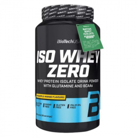 BioTechUSA Iso Whey Zero (ananász-mangó) tejsavó fehérjepor 908g