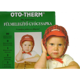Oto-therm fülmelegítő gyógysapka (3) kislányoknak hőtároló betéttel