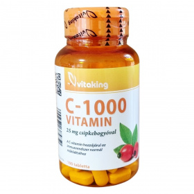 Vitaking Vitamin C-1000 25mg csipkebogyóval tabletta 100db