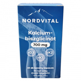 Nordvital Kalcium-Biszglicinát 700mg kapszula 60db
