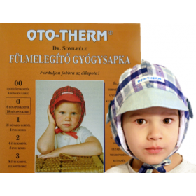 Oto-therm fülmelegítő gyógysapka (0) kisfiúknak hőtároló betéttel