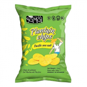 Samai főzőbanán chips - tengeri sós (nagy kiszerelés) 142g