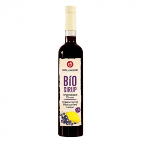 Höllinger bio szörp - feketeribizli, citrom 500ml