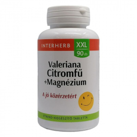 Interherb XXL Valeriana Citromfű + Magnézium tabletta 90db