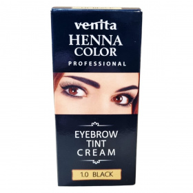 Venita Henna Color gyógynövényes szemöldökfesték - NR 1.0, fekete 15g