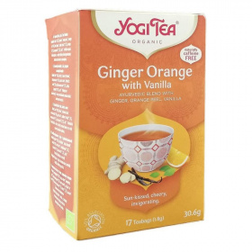 Yogi bio narancsos gyömbér tea vaníliával 17db