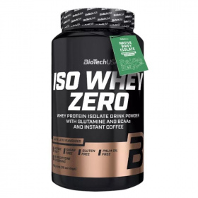 BioTechUSA Iso Whey Zero (caffé latte) tejsavó fehérjepor 908g