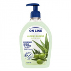On Line folyékony krémszappan aloe vera és olíva 500ml On Line folyékony krémszappan aloe vera és olíva 500ml