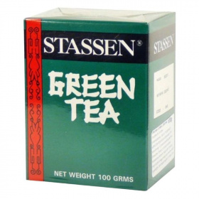 Stassen szálas zöld tea fémdobozban 100g