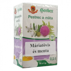 Herbex máriatövis és menta tea 20db