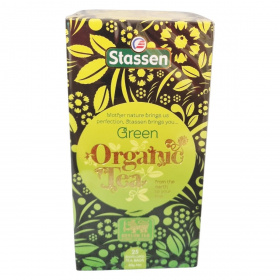 Stassen zöld tea - filteres, organic 25db