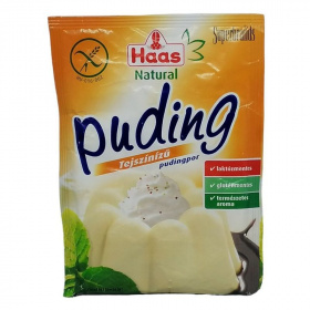 Haas Natural pudingpor - tejszínes 40g