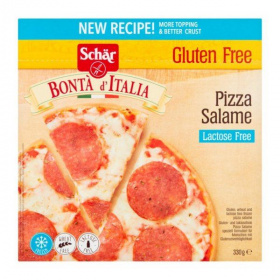 Schär gluténmentes szalámis pizza 330g