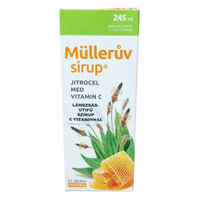 Dr. Müller Lándzsás utifű szirup mézzel és C-vitaminnal 245ml