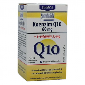 JutaVit Koenzim Q10 + E-vitamin kapszula 66db