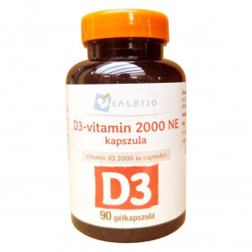 Caleido D3-vitamin 2000 ne gélkapszula 90db