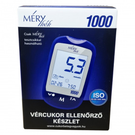 Méry kék 1000 Vércukorszintmérő készülék 1db