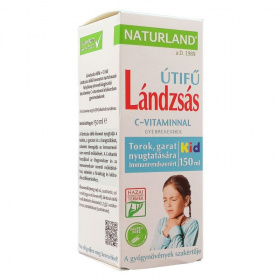 Naturland lándzsás útifű + C szirup gyermekeknek 150ml