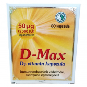 Dr. Chen D-Max 50 μg D3-vitamin kapszula 80db