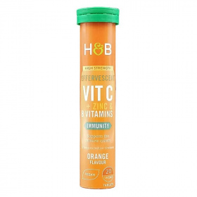 H&B C-vitamin+B-vitaminok+Cink pezsgőtabletta 20db