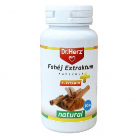 Dr. Herz Fahéj extraktum + C-vitamin kapszula 90db
