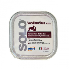 Solo monoprotein (vaddisznóhús) diétás táp 300g