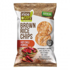 Rice Up barna rizs chips - csípős chili 60g Rice Up barna rizs chips - csípős chili 60g
