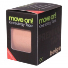 Move On kinesiology tape (5cm x 5m) - bézs 1db Move On kinesiology tape (5cm x 5m) - bézs 1db