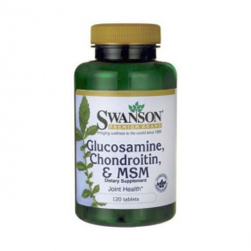 Swanson Glucosamine Chondroitin MSM 1000mg kapszula 120db
