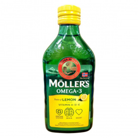 Möllers Omega-3 halolaj - citrom ízű 250ml