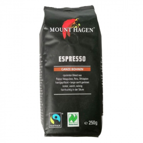 Mount Hagen bio espresso kávé - szemes 250g