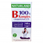 Naturland b 100% komplex+magnézium 375 kapszula 60db 
